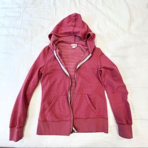 Target Mossimo Zip up Hoodie heather pink